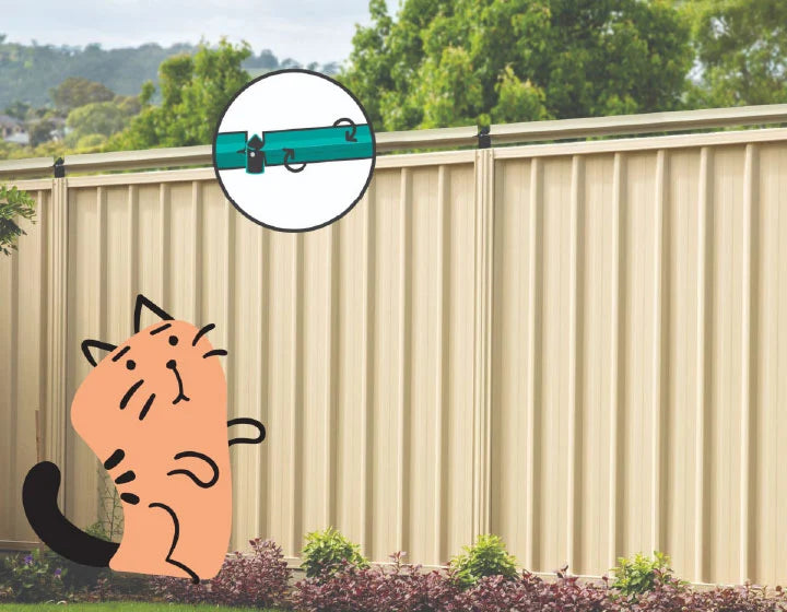 12 Foot Cat Proof fence kit – Cat-Proof Fence Rollers | Oscillot® North ...