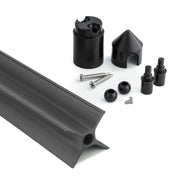 Gun Metal Grey 120' feet cat proof fence kit by Oscillot